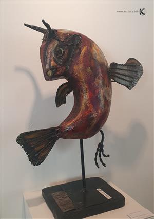 métal - sculpture - Taureau de la mer - Stanko Kristic)