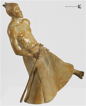 bronze - sculpture - Samouraï - Dotty)