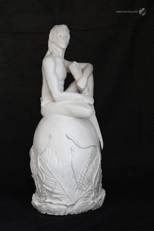 argile - sculpture - Adûnakhôr, le Seigneur de l'Ouest - Mylène La Sculptrice)