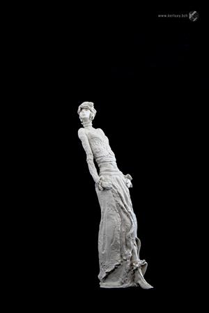 argile - sculpture - Lady 1900 - Mylène La Sculptrice)