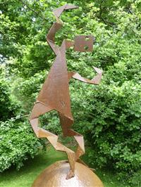 sculpture - Le Danseur Sur La Terre - Brard Yann