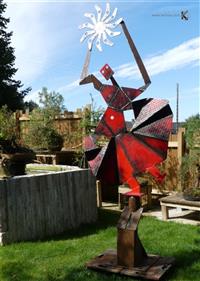 sculpture - Grande danseuse rouge - Brard Yann