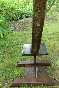 sculpture - Roue Arbre Rouge - Brard Yann