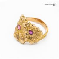 jewellery designer ring - Duo of Daisies - Lebourdais