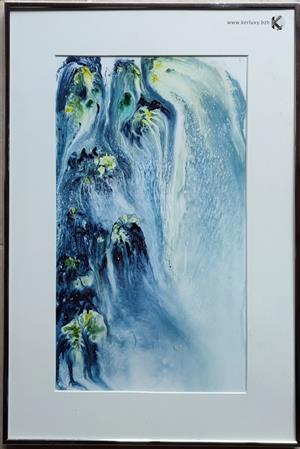 watercolor - painting - Water flowers - Marief)