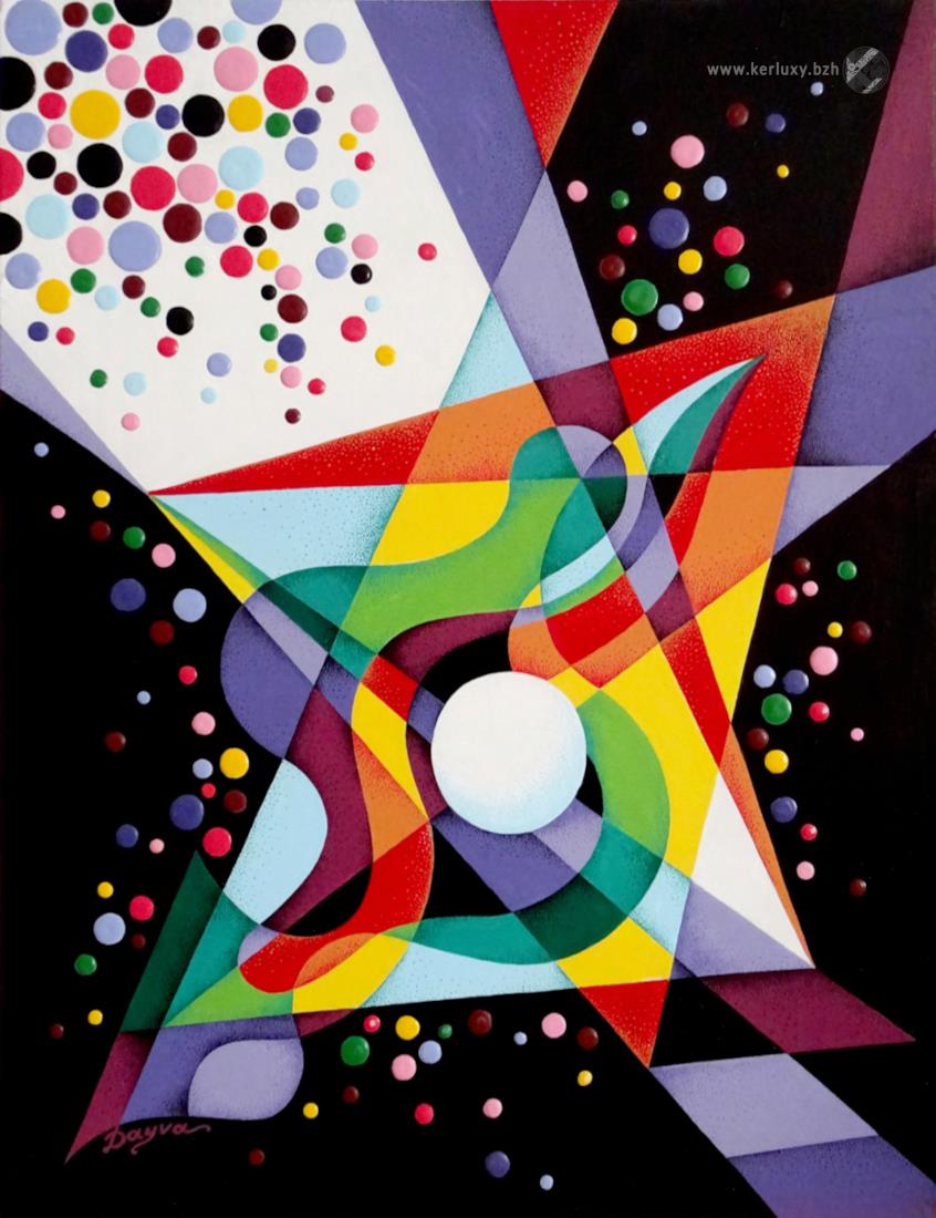 peinture - Triangle de lumière - Achikhman Dayva