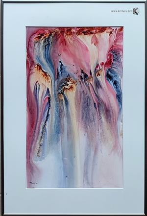 Peinture - Migrations roses - Marief)
