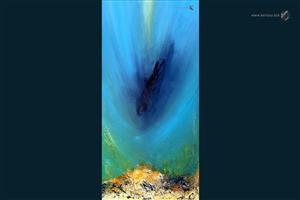  ABSTRACT - painting - The Dive - Le Campion M-L)