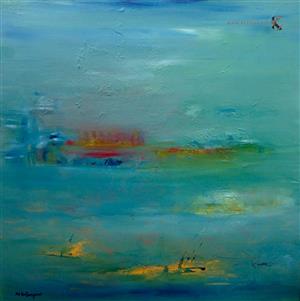 Painting - Oceanic mirage - Le Campion M-L)