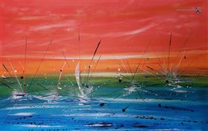 acrylique - peinture - Rayon - Guellec Patrick)