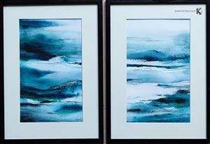  MARINA, SEA & LAKE - painting - Ocean 1 and 2 - Marief)