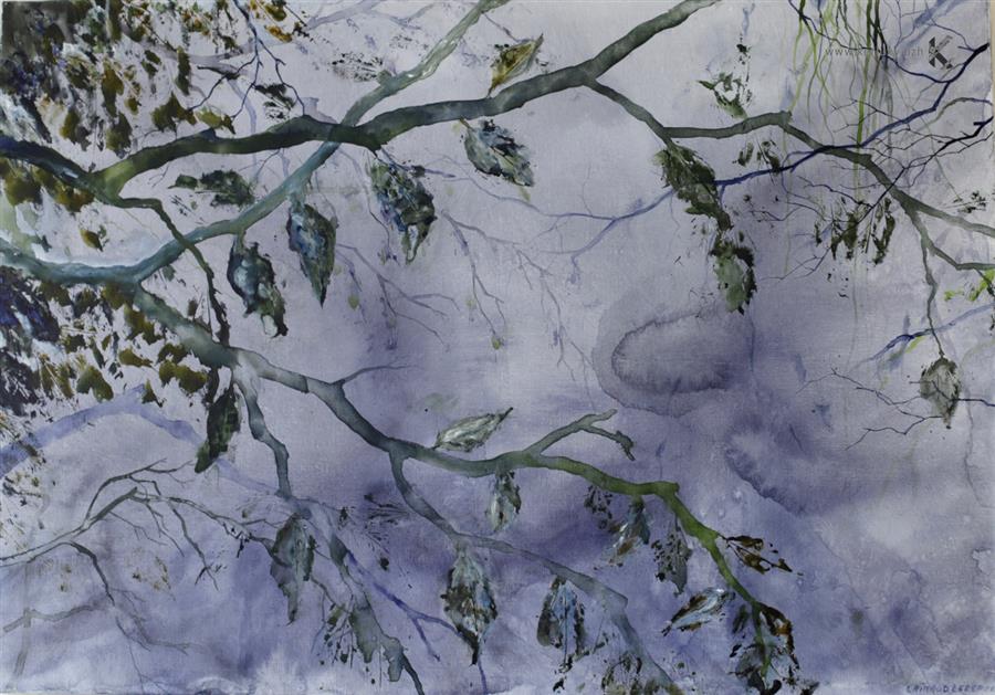 painting - Winter is here - Grimaud-Lebeaux Sandrine