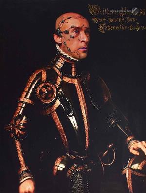 Painting - Cybercaradoc. - Marianne Julie)