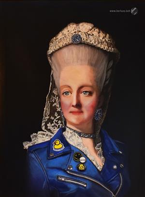 Painting - God save the Queen. - Marianne Julie)