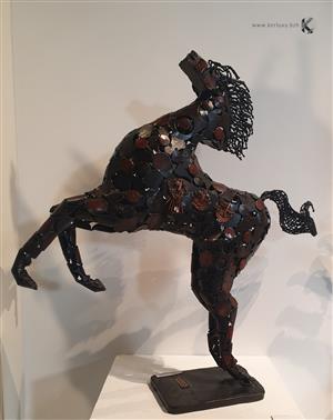 métal - sculpture - Cheval de Troie - Stanko Kristic)