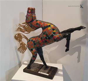 métal - sculpture - La vie joyeuse - Stanko Kristic)