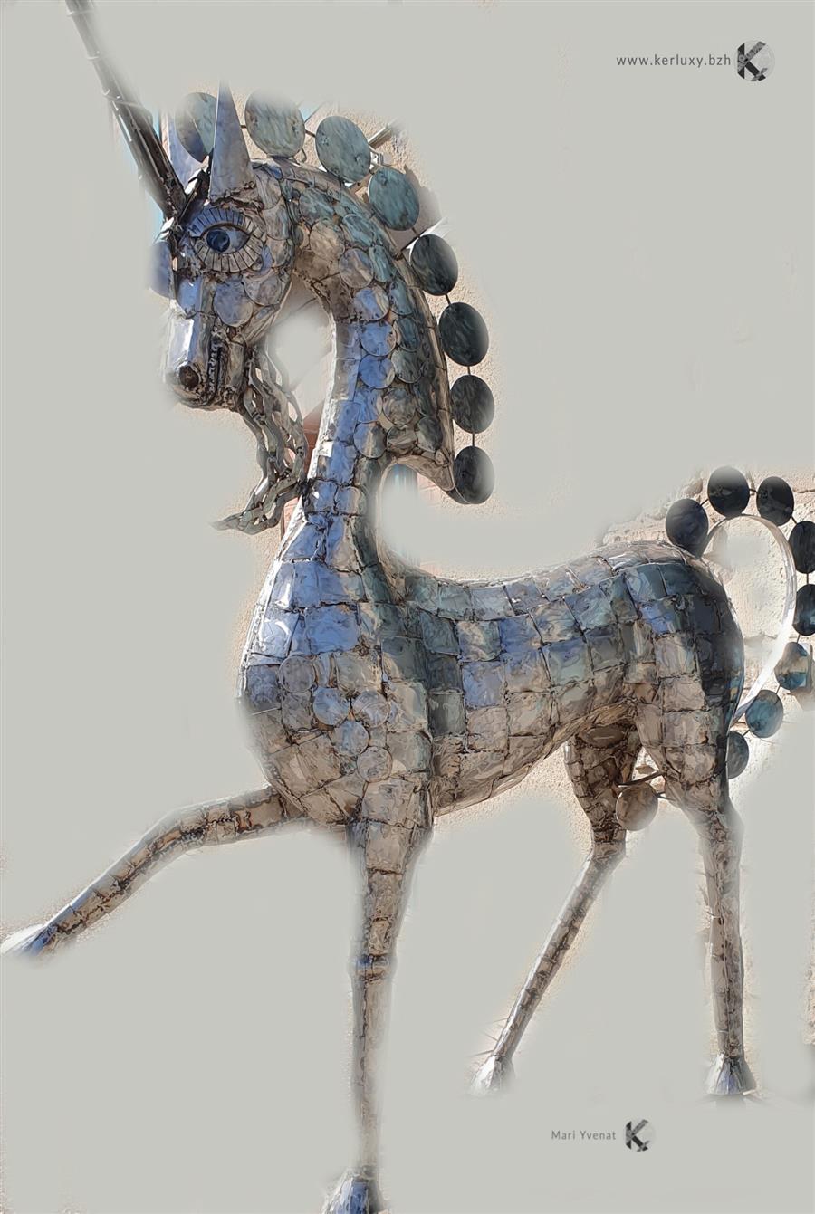 sculpture - La Licorne - Stanko Kristic