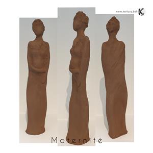 wood - sculpture - Maternity - Le Campion M-L)