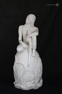 sculpture - Adûnakhôr, the Lord of the West - Mylène La Sculptrice