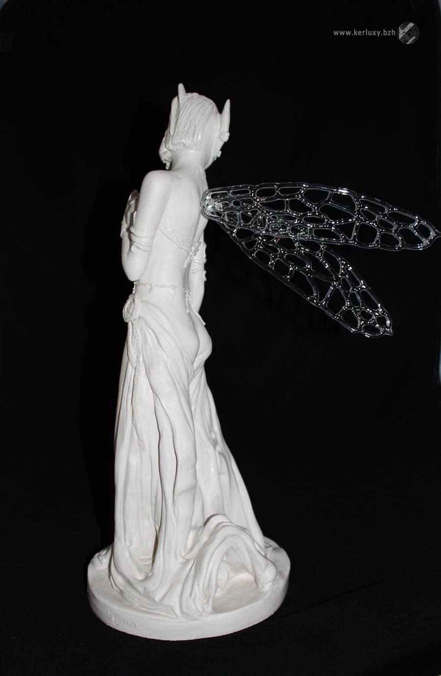 sculpture - Caliawen, Elfe lumineuse - Mylène La Sculptrice