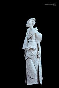 sculpture - Impératrice JINGU - Mylène La Sculptrice