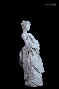 sculpture - La Geisha timide - Mylène La Sculptrice