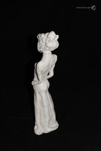 sculpture - Lady 1900 au chignon - Mylène La Sculptrice