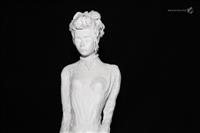 sculpture - Lady 1900 au chignon - Mylène La Sculptrice