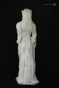 sculpture - Sylvine,  l'Elfe à la chevelure divine - Mylène La Sculptrice
