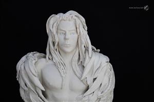 Noir et Blanc - Thorondor, Roi des Aigles - Mylène La Sculptrice)